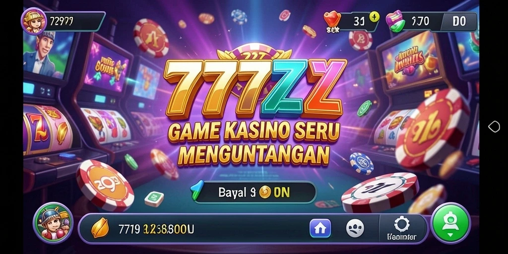 Tampilan gameplay di 777ZX, menyajikan keseruan permainan Kasino.