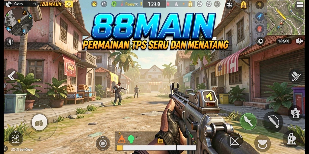 Screenshot utama menampilkan gameplay seru dari 88MAIN dengan grafis memukau.