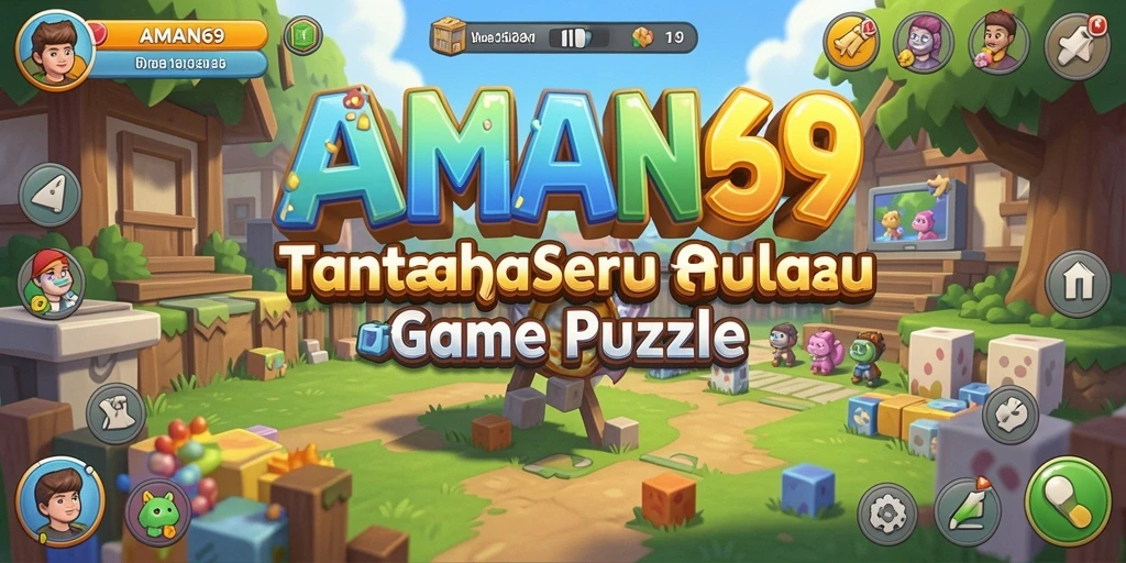 Menampilkan gameplay menarik dari AMAN69 dalam menyelesaikan Puzzle.