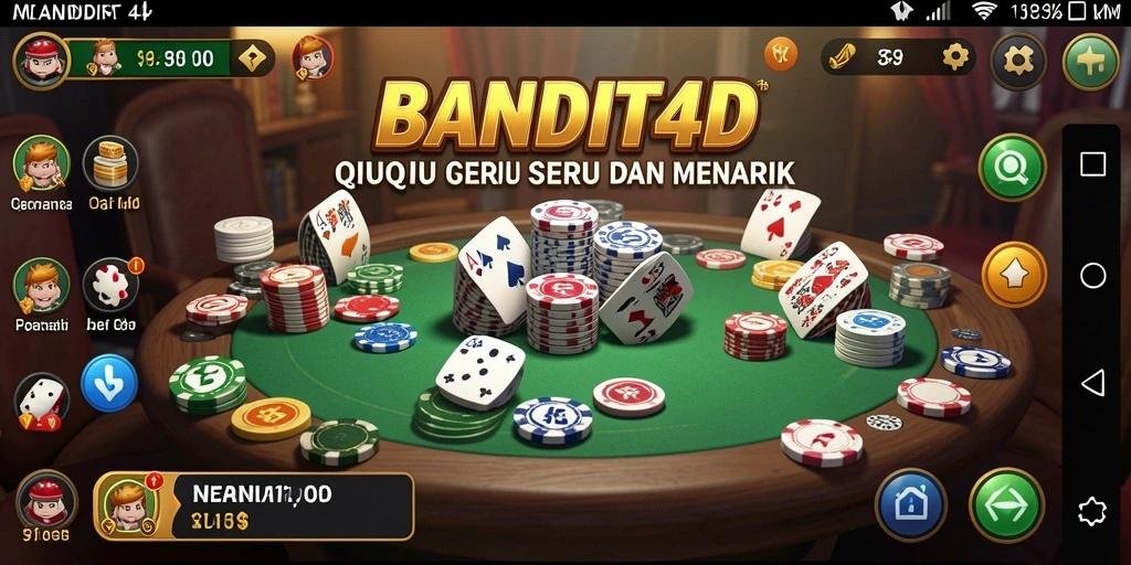 Gameplay QiuQiu yang seru dan menegangkan di BANDIT4D.