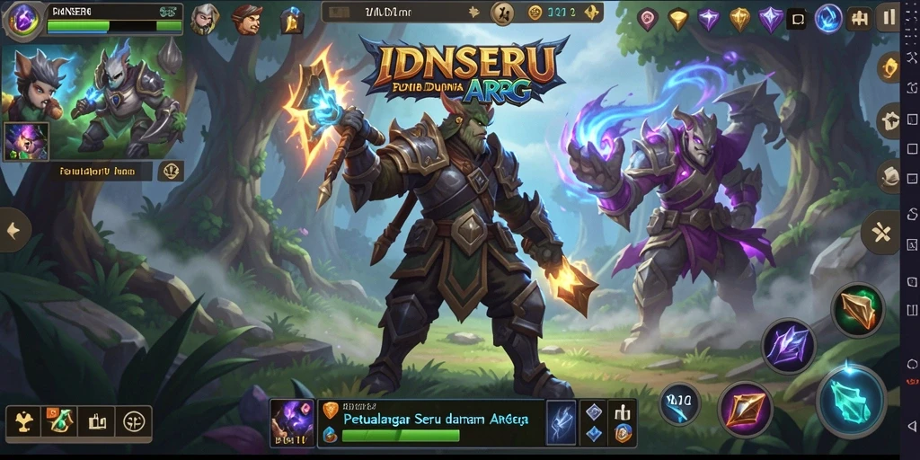 Gameplay seru dengan pertempuran mendebarkan di IDNSERU.