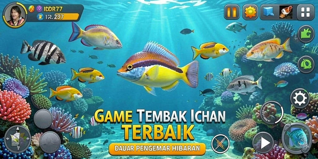 Tangkapan layar gameplay IDR77 yang menarik dan penuh aksi Tembak Ikan.