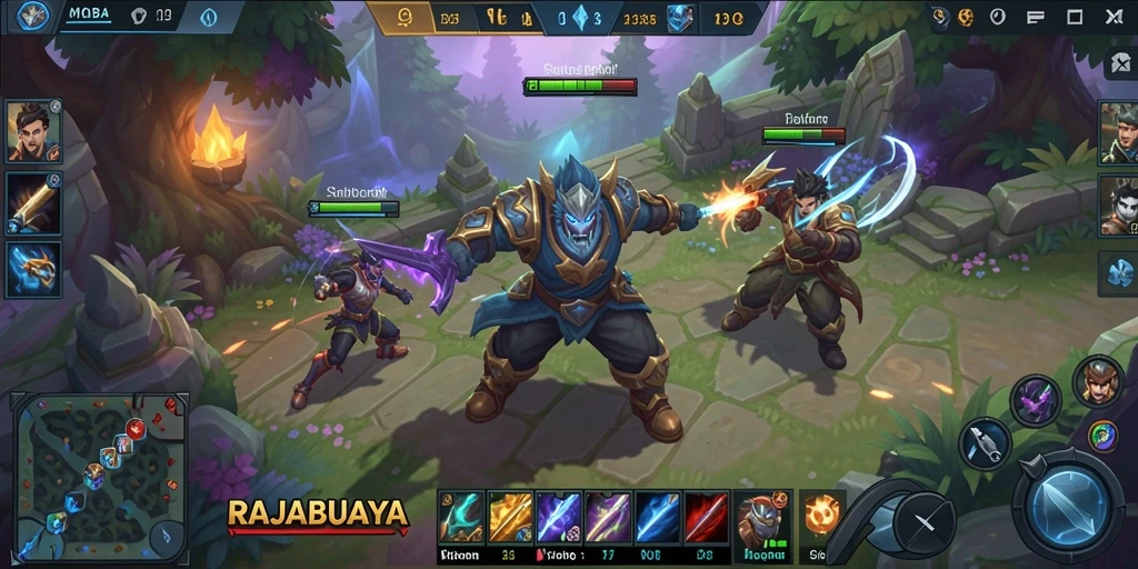 Screenshot dari gameplay seru RAJABUAYA dalam aksi.