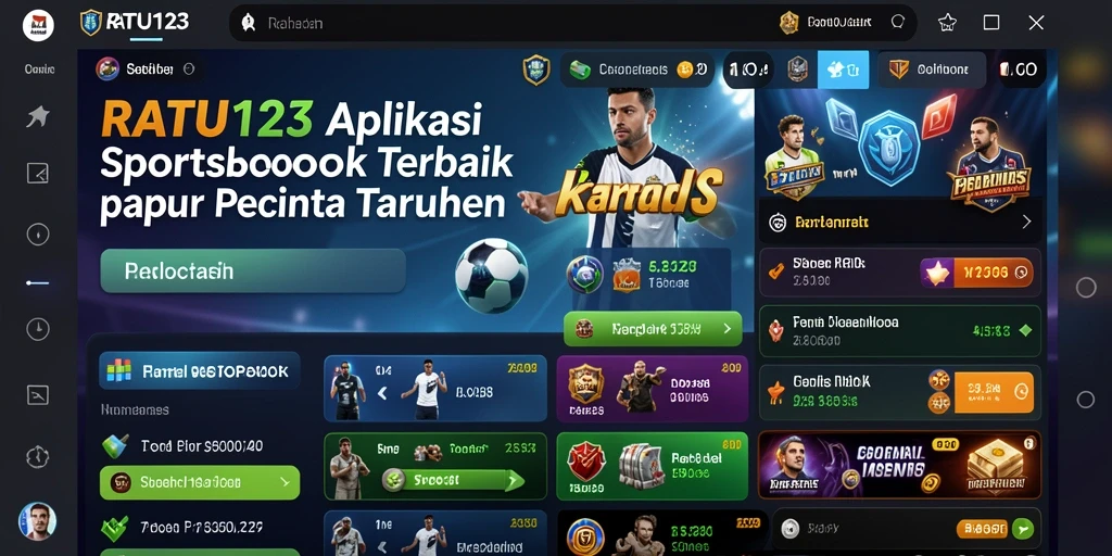 Tampilan gameplay yang menarik dalam aplikasi Sportsbook RATU123.